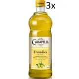 3x Carapelli Frantoliva Olio di Oliva Raffinierten und Nativen Olivenölen 1Lt