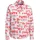 Milano Italy Langarmbluse mit All Over Print Weiß 44