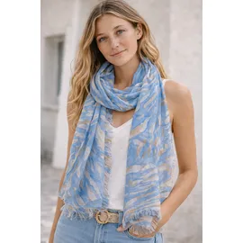 COLLEZIONE ALESSANDRO Modeschal "Heaven", Damen, blau, Viskose, COLLEZIONE ALESSANDRO, unifarben, Basic, Modetücher, aus super-soft Viskose, Made in Italy