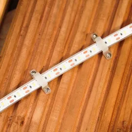 esotec Solar LED-Streifen LED-Stripe für außen 5 Meter 300 LEDs kaltweiß 102711 - Weiß