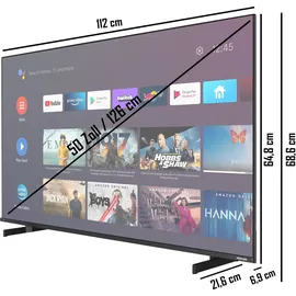 Toshiba 50UA5D63DGY 50" Frameless LED UHD Android TV