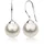 Nenalina Ohrhänger Hänger Basic Synthetische Perle 925 Silber weiß onesize