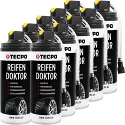 10x TECPO Reifen Doktor Dichtmittel, 400 ml (10,00 € pro 1 l)