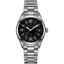 Hamilton Khaki Field Quartz H68551933 - schwarz,silber - 40mm