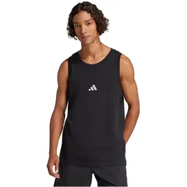 adidas Essentials Small Logo Herren Tanktop, schwarz - L