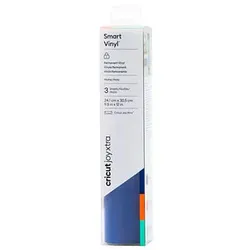 cricutTM Joy Xtra Smart Vinyl Pinwheel Vinylfolie permanent farbsortiert 24,1 x 30,5 cm,  3 St.