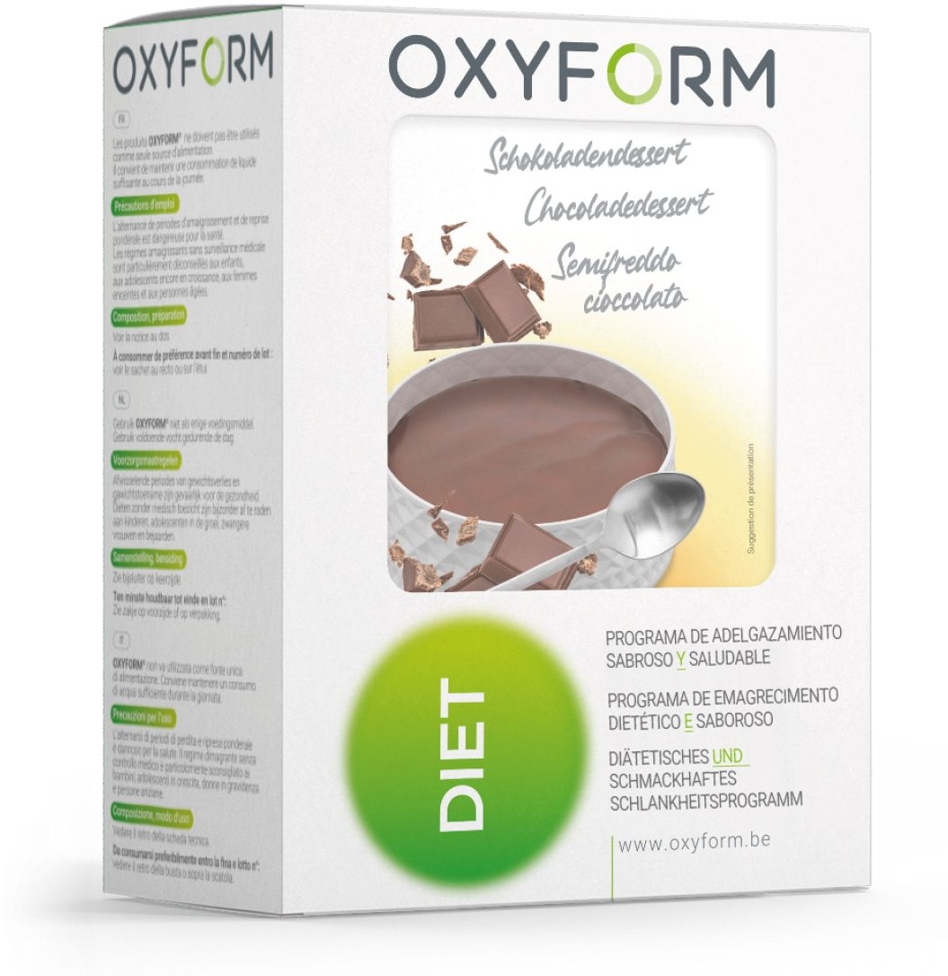 Oxyform Dessert Proteinreich Schokocreme Beutel 12 St