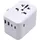 ewent Universal-Reiseadapter 4-fach Weiß 1 St.