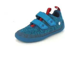 Affenzahn Knit Happy Shark Klettschuh Blau - Blau - 31