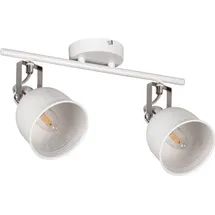 KANLUX Derato 2-flammig rund Aluminium dimmbar 8,0 W weiß