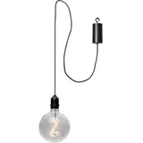 Star Trading LED-Glaskugel "Bowl" in Schwarz - (B)12,5 x (H)19,5 cm | Gr.: onesize