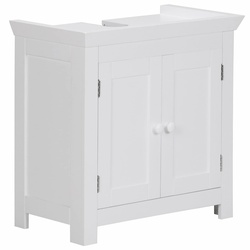 KADIMA DESIGN Klassischer Landhausstil Waschbeckenunterschrank, 50x25x41 cm, MDF - Stabil & Geräumig
