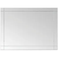 Furnicato Wandspiegel 60x50 cm Glas (1-St) weiß