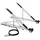 Targus AWU100205GL Notebook-Ständer höhenverstellbar, USB-Hub-Funktion