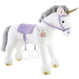 HEUNEC Einhorn stehend, 75cm weiß