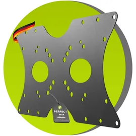 perfect equipment for your home Perfect Universeller VESA Adpapter VESA 50x50 bis 400x200, 1-teilig, schwarz