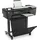 HP DesignJet T830 24 (Tintenpatrone, Farbe), Drucker, Schwarz, Grau