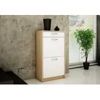 Home collective Schuhschrank mit 1 Schublade und 2 Klappen,