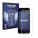 Savvies Panzer Schutz Glas für Apple iPhone 5 / 5S / 5C / SE 2016 9H Hartglas, Anti-Fingerprint, Displayschutz