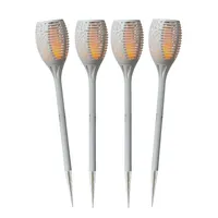 MARELIDA LED Solar Fackel Flamme Feuereffekt H: 79cm Wegleuchte