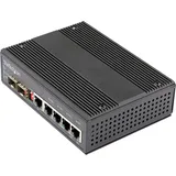 Startech Ies1g52up12v Switch - Black
