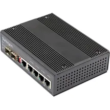 Startech Ies1g52up12v Switch - Black