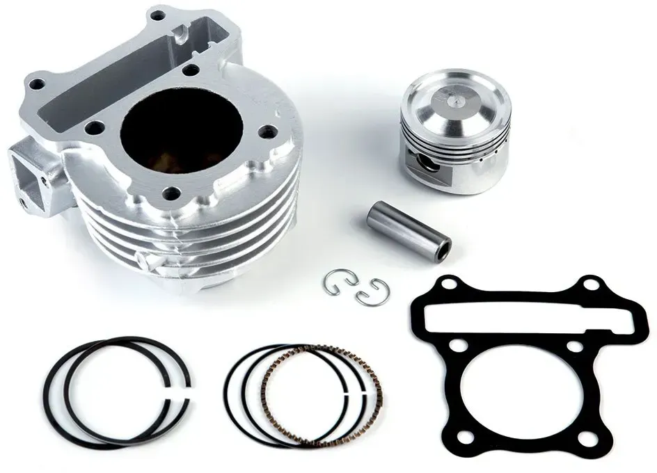 Airsal Kymco Agility 50cc Big Bore 50 Mm Zylinderkit - Silver - One Size