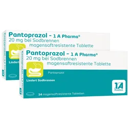 Pantoprazol Doppelpack 2X14 St