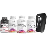 Vitamin D3 + Vitamin K2 + Mega Zink + Vital Omega 3 + Multi Vitamin Kapseln Box