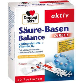 Doppelherz Aktiv Säure-Basen Balance Direct Pellets 20 St.