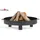 Cook King Feuerschale TUNIS Ø 80 cm Grau