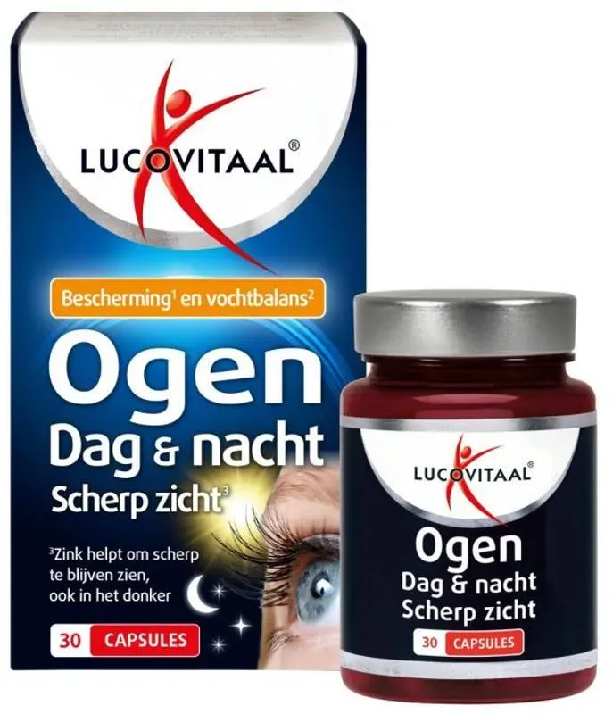 Lucovitaal Augen Tag & Nacht Scharfe Sicht 30 Kapseln