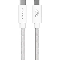Hyper HyperDrive USB4 Performance Cable - White HyperDrive USB4 Performance Cable - White