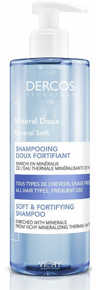 VICHY Dercos Technique Shampooing Mineral Doux 400 ml shampooing