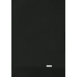 Olymp "OLYMP Strick Casual klassischer Strickpullover schwarz unifarben, schwarz, NOS