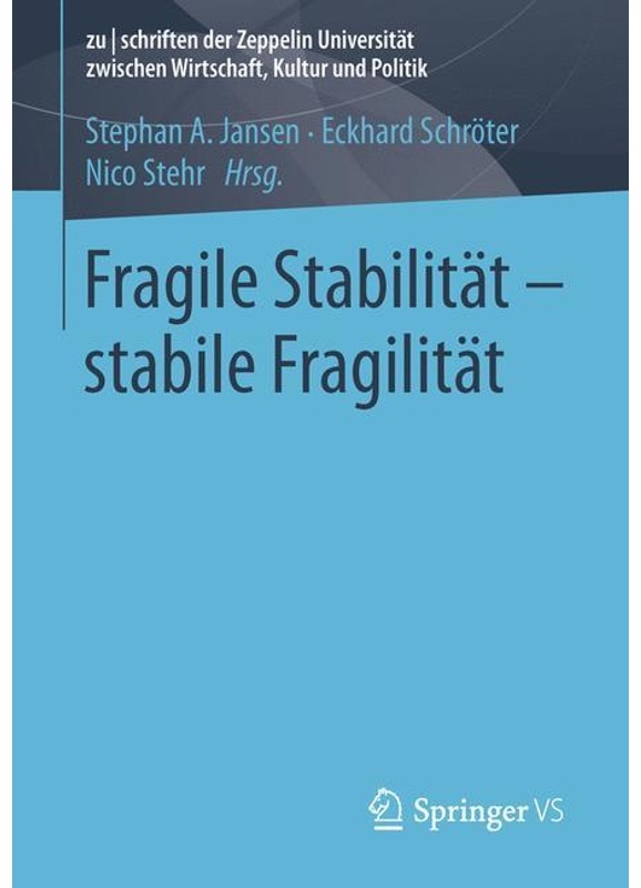 Fragile Stabilität - Stabile Fragilität, Kartoniert (TB)