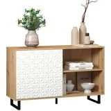trendteam Sideboard Aventura Artisan/Weiß 123 x 75 x 40 cm