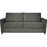 Bali Schlafsofa Dallas, Dauerschlaffunktion, mit Lattenrost und Matratze beige|silberfarben 195 cm x 93 cm x 103 cm