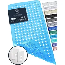 Homerella Badematte rutschfest 88x39cm Blau
