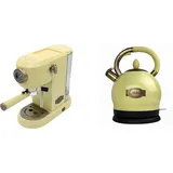 Kaffeemaschine Kaiser KA 2005 ElfEm + WK 2000 ElfEm Exklusiver Retro Wasserkocher