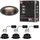 Paulmann Cole Coin Einbauleuchte 3er Set rund 88mm schwarz