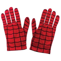 Rubie ́s Kostüm Spider-Man Handschuhe für Kinder, Original lizenziertes Kostümaccessoire aus den Spider-Man Filmen rot