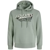 JACK & JONES Hoodie Grün 6XL