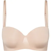 Chantelle ESSENTIALL, Bandeau T-Shirt-BH, Unnsichtbare Unterwäsche für Damen, Beige Dore, 80D