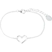 s.Oliver Damen Armband, 925er Silber, SILBER, 20
