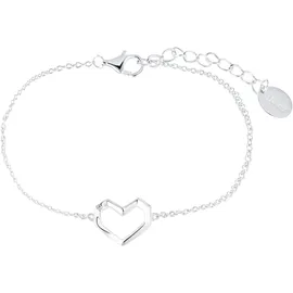 s.Oliver Damen Armband, 925er Silber, SILBER, 20