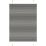 vidaXL Plissee Anthrazit 100x150 cm Stoffbreite 99,4 cm Polyester