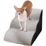 Youding Pet Dog Steps Stairs – 3-stufige Schwammtreppe – Hundetreppe 3 Ebenen – rutschfeste Haustiertreppe – Hunderampe Für Bett, Weiche Flanell-Hundeleiter