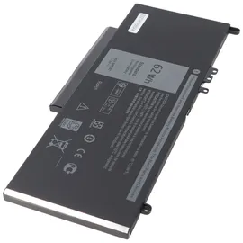 AccuCell Akku passend für Dell Latitude E5470, E5570, 6MT4T, Li-Polymer, 7,4V, 8155mAh, 62,0Wh, built-in, ohne Werkzeug
