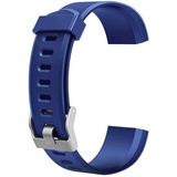 JUNERAIN Uhrenarmband, buntes Uhrenarmband, Ersatzzubehör für ID115Plus HR Smartwatch, Ersatz-Armband, weiches Silikon, Sport-Schnellverschluss-Armband, blau